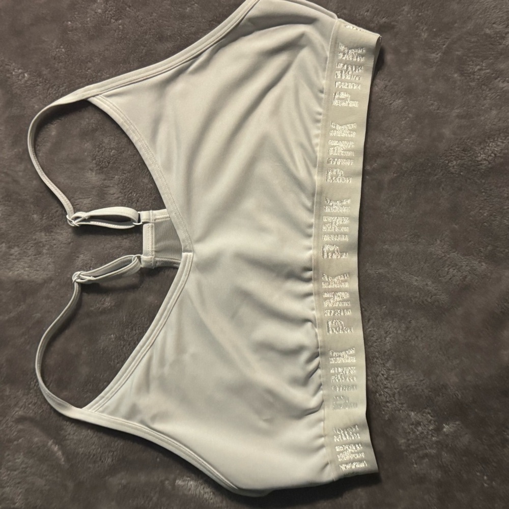 Women's PINK Victoria secret white  Sports Bra